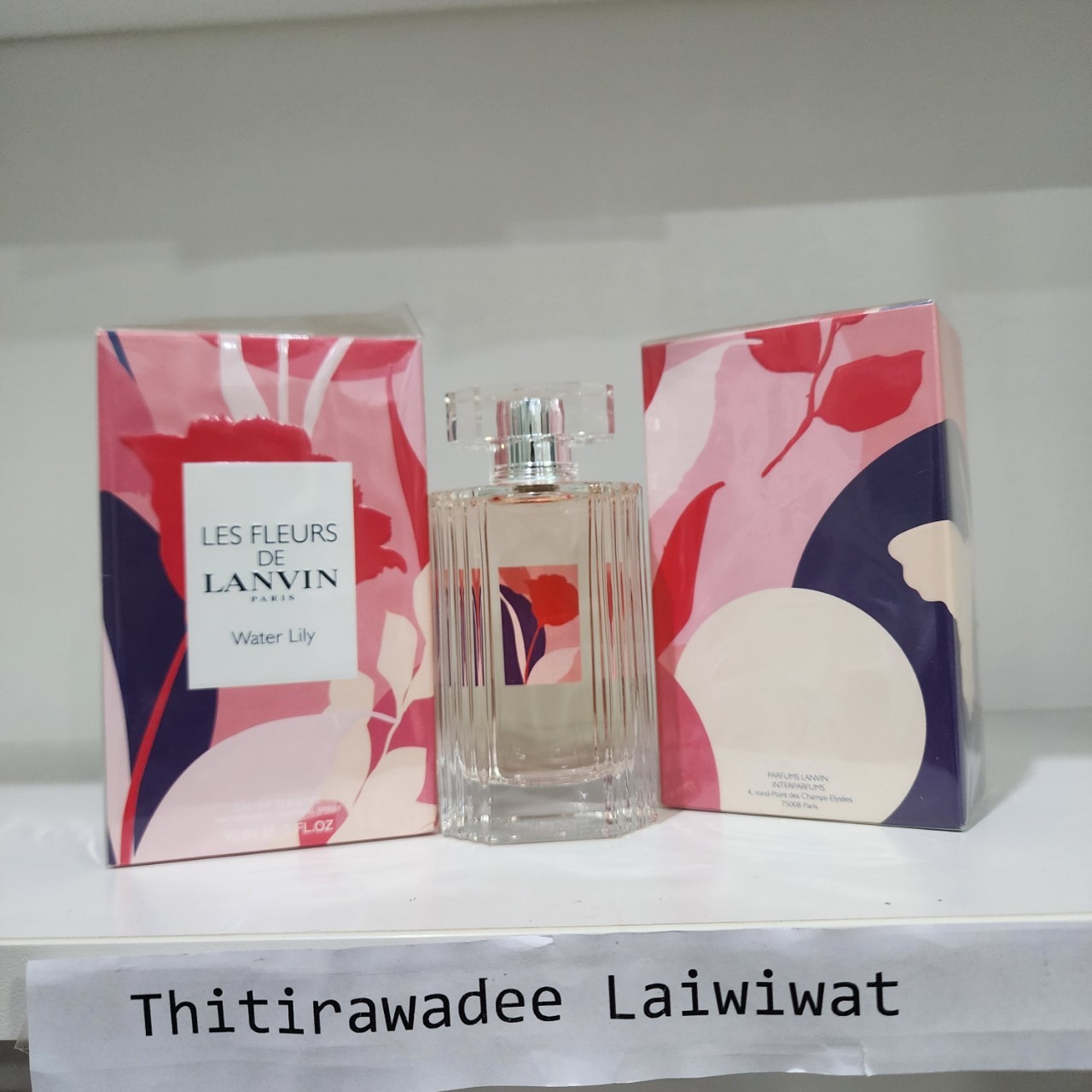 น้ำหอมแท้ Lanvin Les Fleurs water lily edt 90ml กล่องซีล