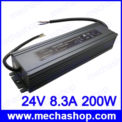 เพาเวอร์ซัพพาย แหล่งจ่ายไฟ 24V 8.3A 200W LED Waterproof Power Supply ประกัน 1 ปี