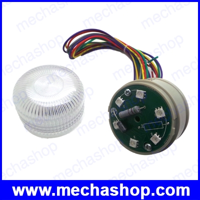 ไฟสัญญาณแสดงสถานะ เปลี่ยนสีได้ 3 สี Strobe Signal Warning light 12V Indicator light LED Lamp มีเสียง