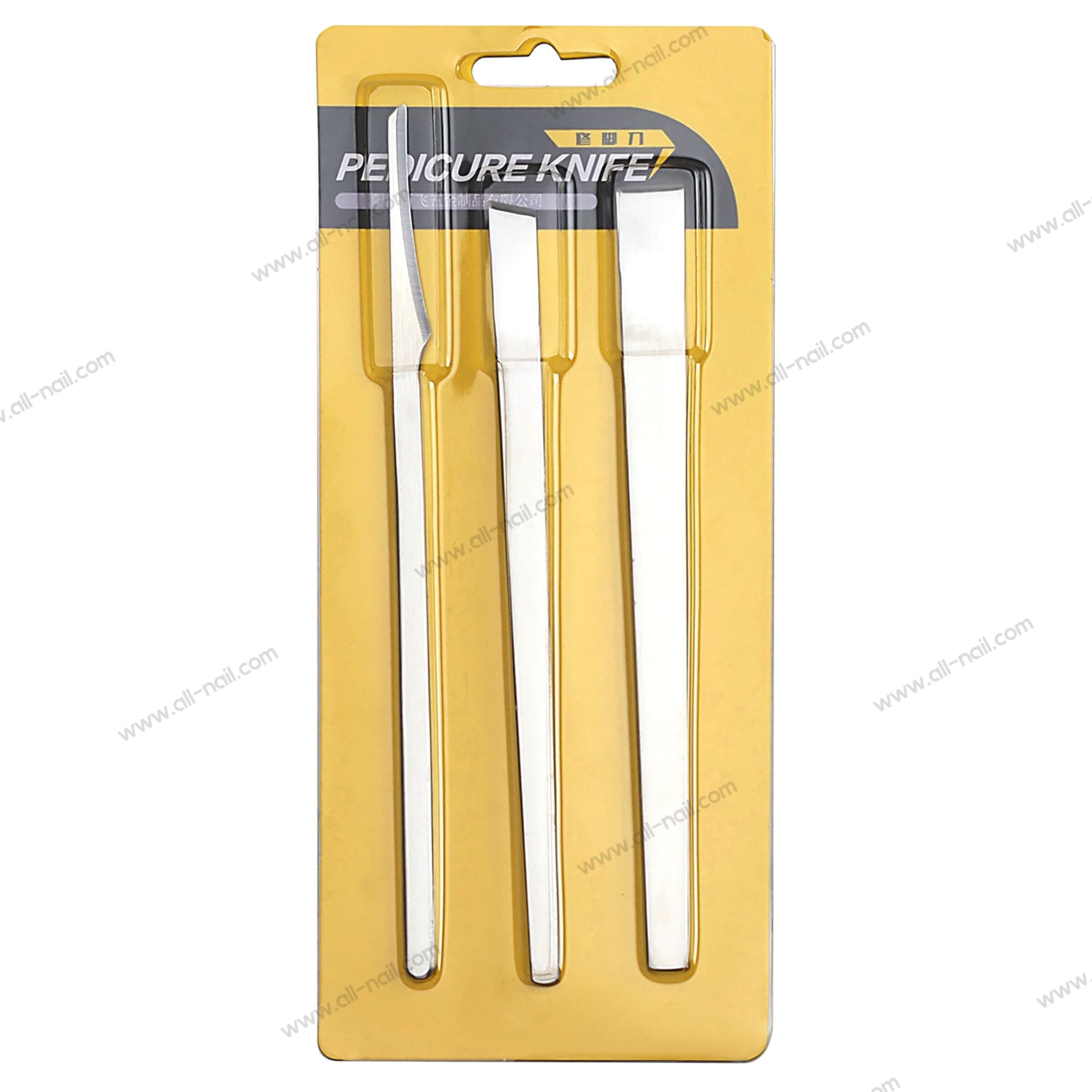 [3ชิ้น/ชุด] เหล็กขูดหนัง มีดขูดหนังกำพร้า ขูดส้นเท้า แซะเล็บขบ