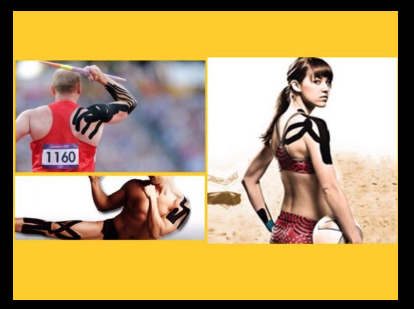 kinesiology tape - เทปบำบัด,เทปลดอาการเจ็บปวดให้นักกีฬา