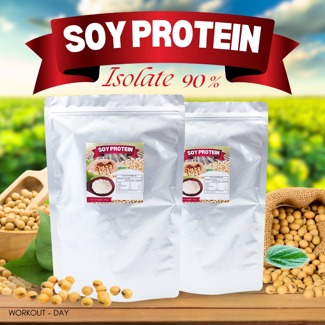ซอยโปรตีน SoyProtein Isolate 90 1กก.