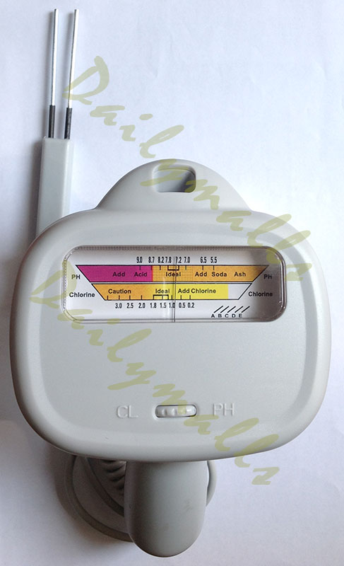 เครื่องวัดค่าความเป็นกรด/ด่าง และคลอรีน (pH, Chlorine Water Quality Tester) PC-104
