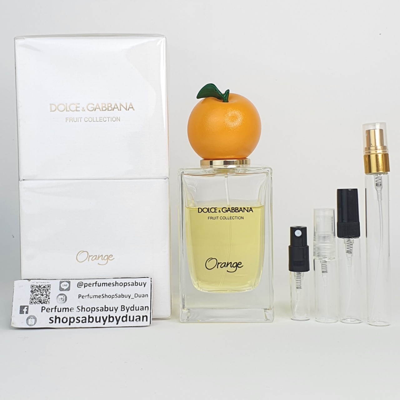 น้ำหอมแท้แบ่งขาย D&G Dolce & Gabbana Orange EDT Exotic Fruity Gourm 💕Travel Size แบบทดลอง