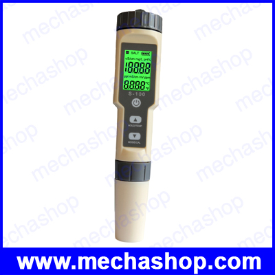 เครื่องวัดความเค็ม Waterproof Salinometer S-100 Salt Meter Portable Salt TDS Tester Pool Salinity Tester Water Quality Monitor40%off