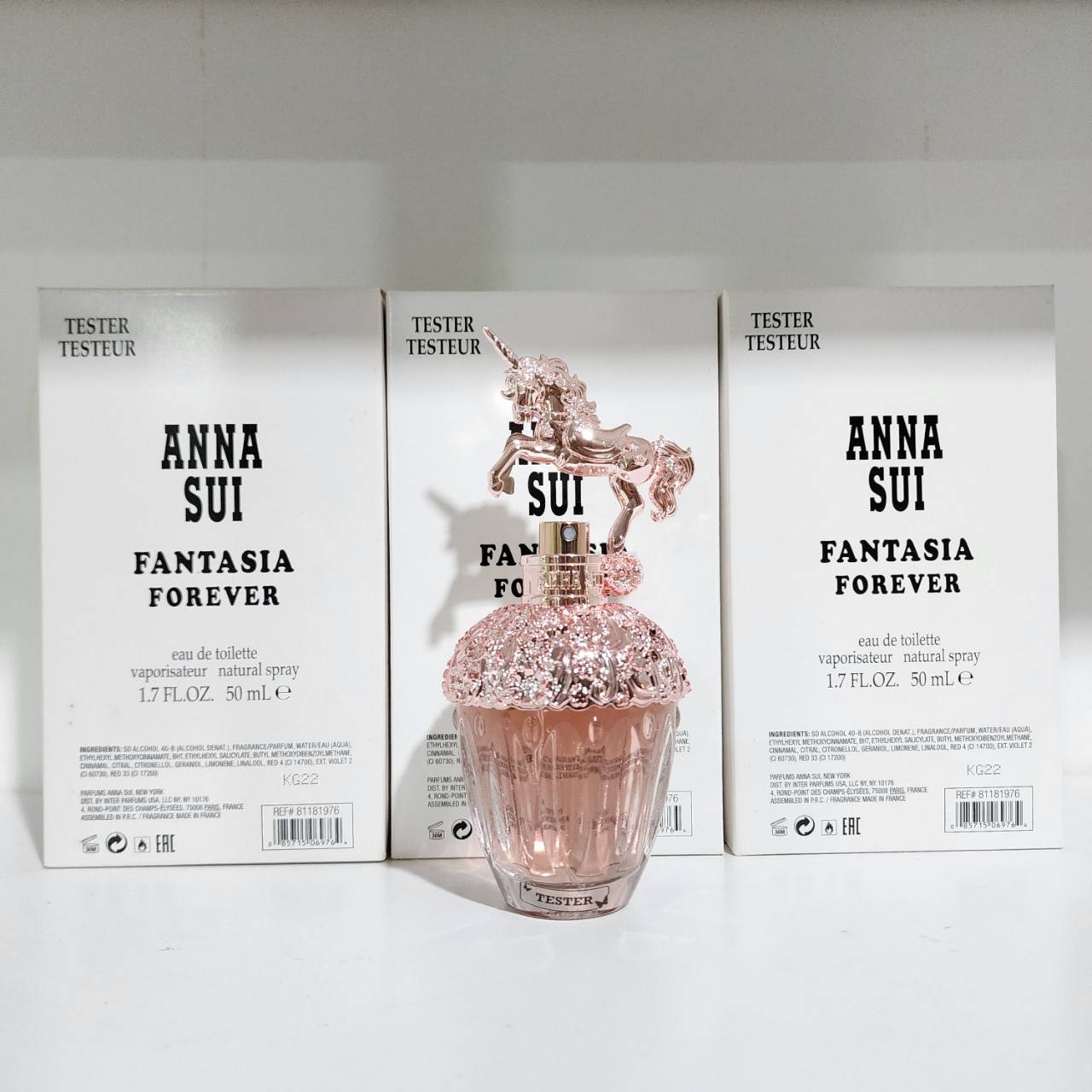 น้ำหอมแท้ Anna Sui Fantasia Forever EDT 50ml กล่องเทสเตอร์