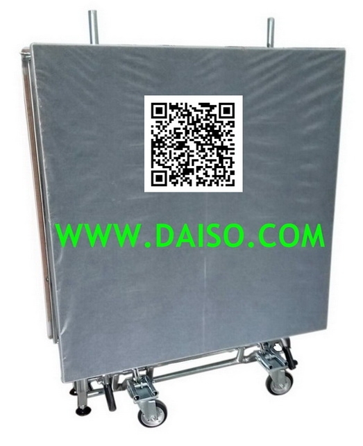 ผลิต-ขาย เวทีสำเร็จรูป เวทีพับได้มีล้อ เวทีพับเก็บได้ เวทีขอบอลูมิเนียม_FOLDING STAGE