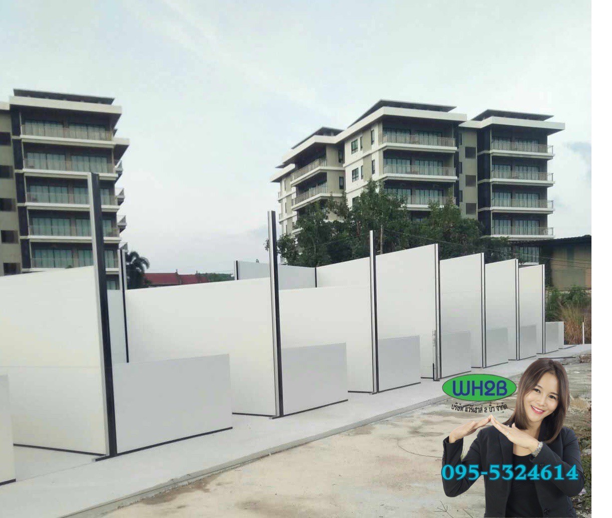 บ้านพักคนงาน ขนาด 3.00x3.00 เมตร หลังละ10 ห้อง จำนวน 2 หลัง ภูเก็ต