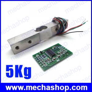 โหลดเซลล์ เซนเซอร์เครื่องชั่งน้ำหนัก Load Cell Weight Sensor 5KG Balance Scale + HX711 Weighing Sensors สำหรับ Arduino