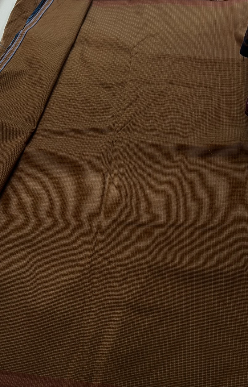 ผ้าไหมมัดหมี่ ไหมแท้ ลายอันลูยซีม สีน้ำตาล (ราคาต่อเมตร) รหัส CISP-119-11076810