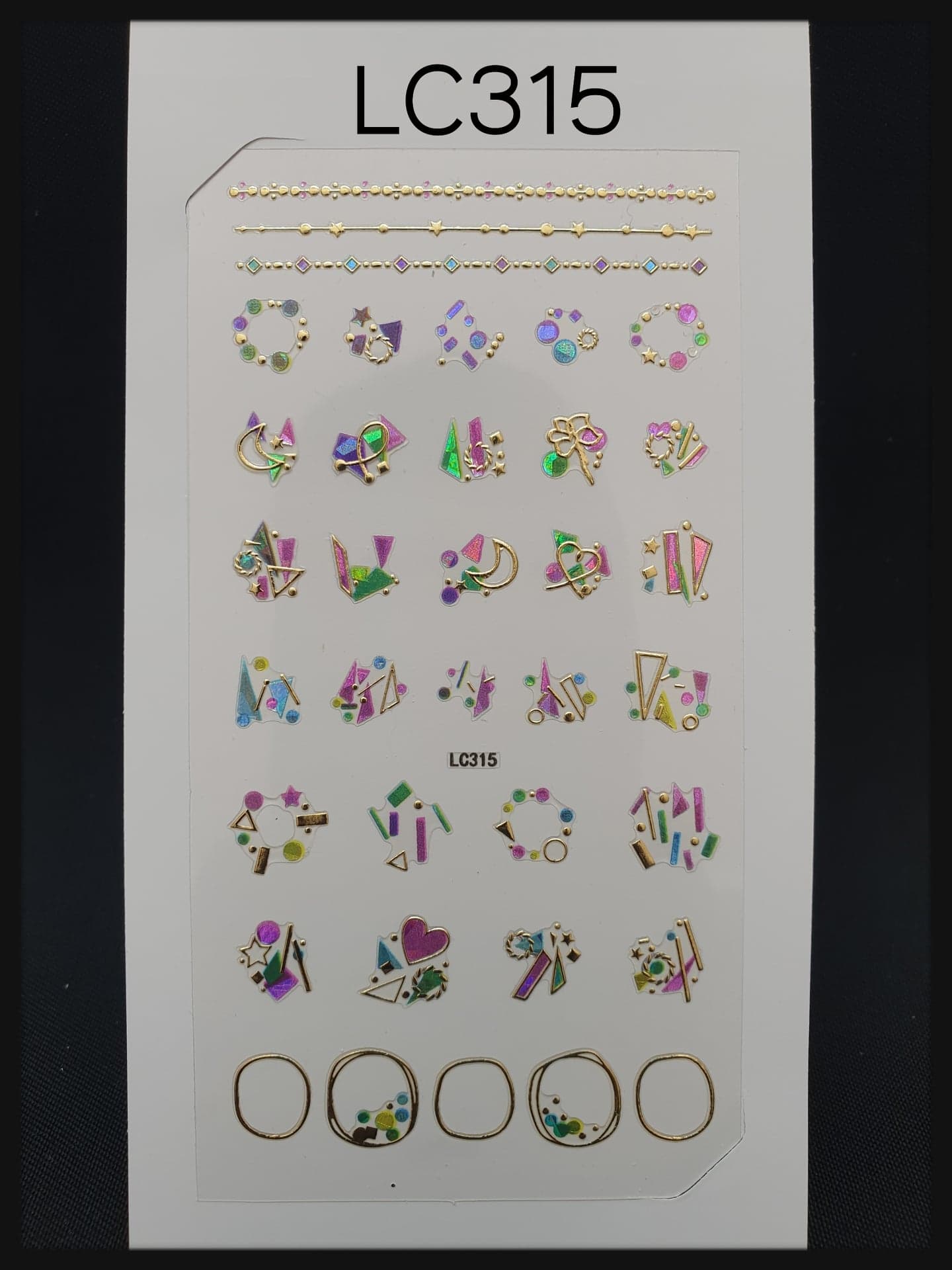 สติ๊กเกอร์ 3D ติดเล็บ