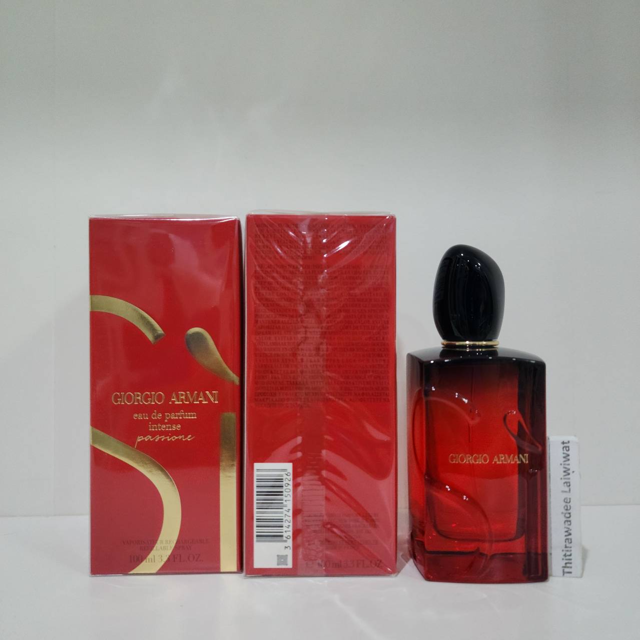 น้ำหอมแท้ Giorgio Armani Si Passione Intense ปี 2024 ขนาด100ml กล่องซีลป้ายไทย