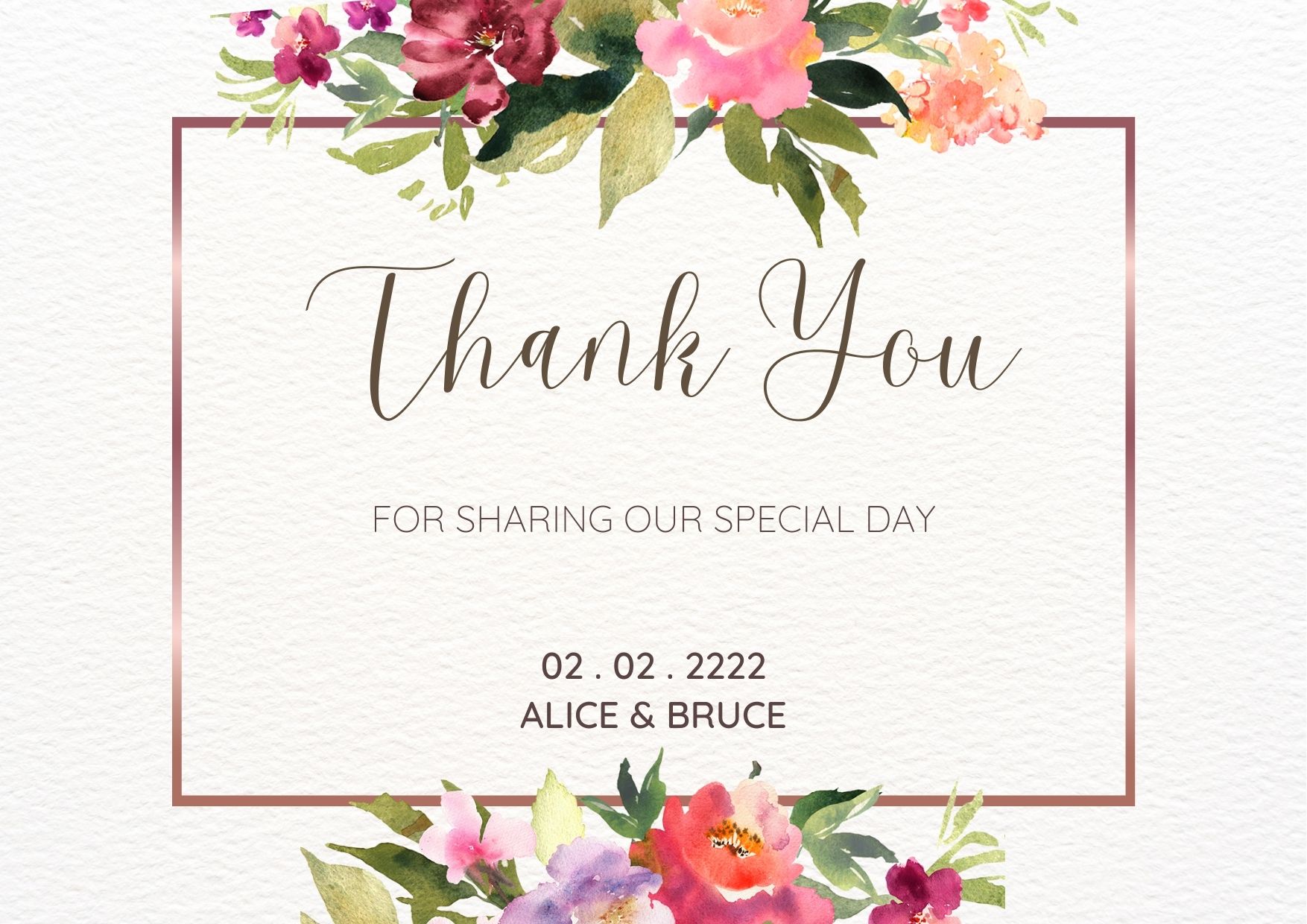 การ์ดอวยพร แท็กการ์ดของขวัญ การ์ดวันเกิด การ์ดขอบคุณ ขนาด 14x10 cm รหัส TC-001 ระบุข้อความได้ตามลูกค้าต้องการ (แจ้งข้อความที่ช่องหมายเหตุ)