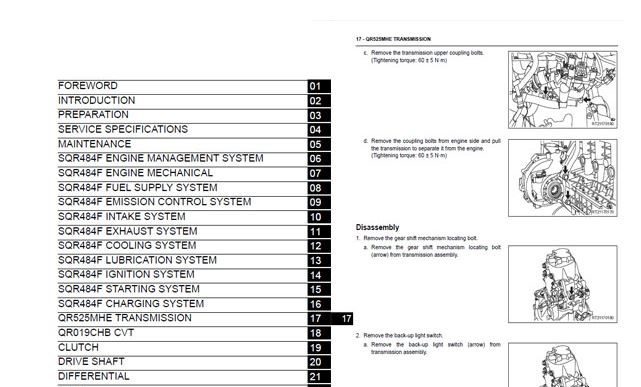 CHERY TIGGO (06-12) คู่มือซ่อมรถยนต์ วงจรไฟฟ้า CHERY TIGGO บอดี้ รถยนต์เชอร์รี่ ไทร์โก้ QR523 SERVICE MANUAL WIRING DIAGRAM