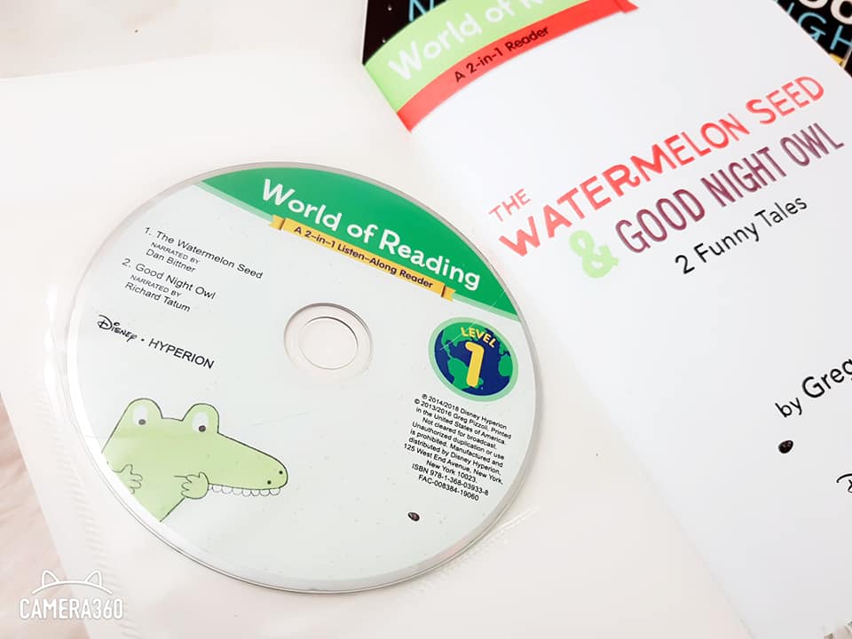 2 IN 1 LISTEN ALONG READER World of reading Level1+ Audio CD รวมนิทานตลก น่ารัก 2เรื่อง และ CD สำหรับหัดฟัง