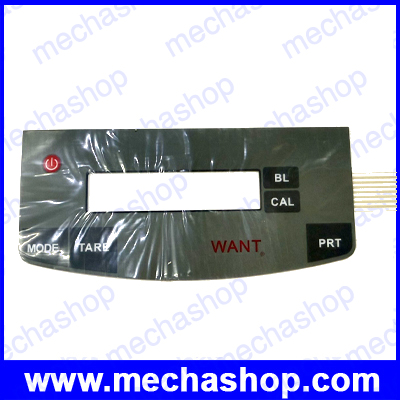 อะไหล่เครื่องชั่งดิจิตอล อะไหล่แป้นปุ่มกดหน้าจอเครื่องชั่งดิจิตอล ยี่ห้อ WANT