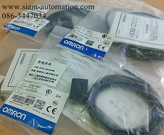 Photo Sensor OMRON รุ่น E3Z-R61 (เซ็นเซอร์แบบแผ่นสะท้อน, NPN)