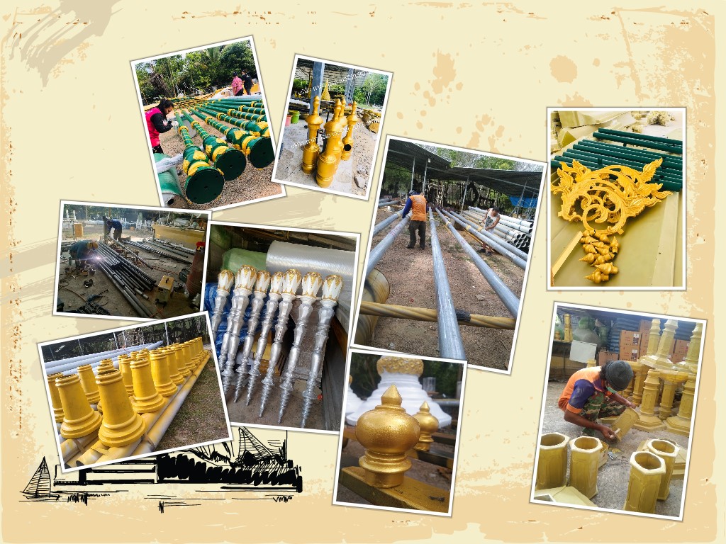 ผลงานเสาไฟโซล่าเซลล์ เสาไฟประติมากรรม