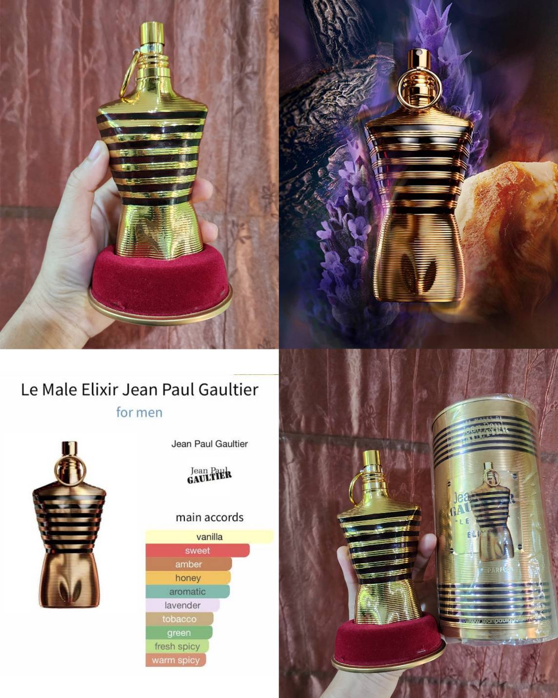 น้ำหอมแท้แบ่งขาย Jean Paul Gaultier Le Male Elixir Eau De Parfum💕Travel Size #แบบทดลอง