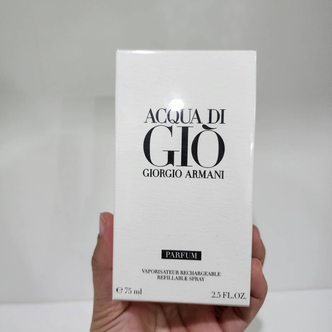 น้ำหอมแท้ Giorgio Armani Acqua DI GIO Parfum 75ml กล่องซีลป้ายไทย