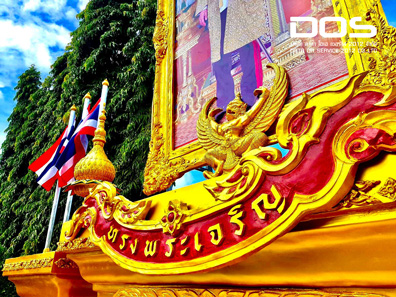 ติดตั้งซุ้มเฉลิมพระเกียรติ