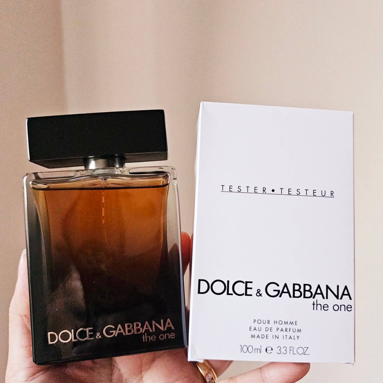 น้ำหอมแท้ D&G Dolce & Gabbana The One for Men Eau de Parfum 100 ml. กล่องขาว