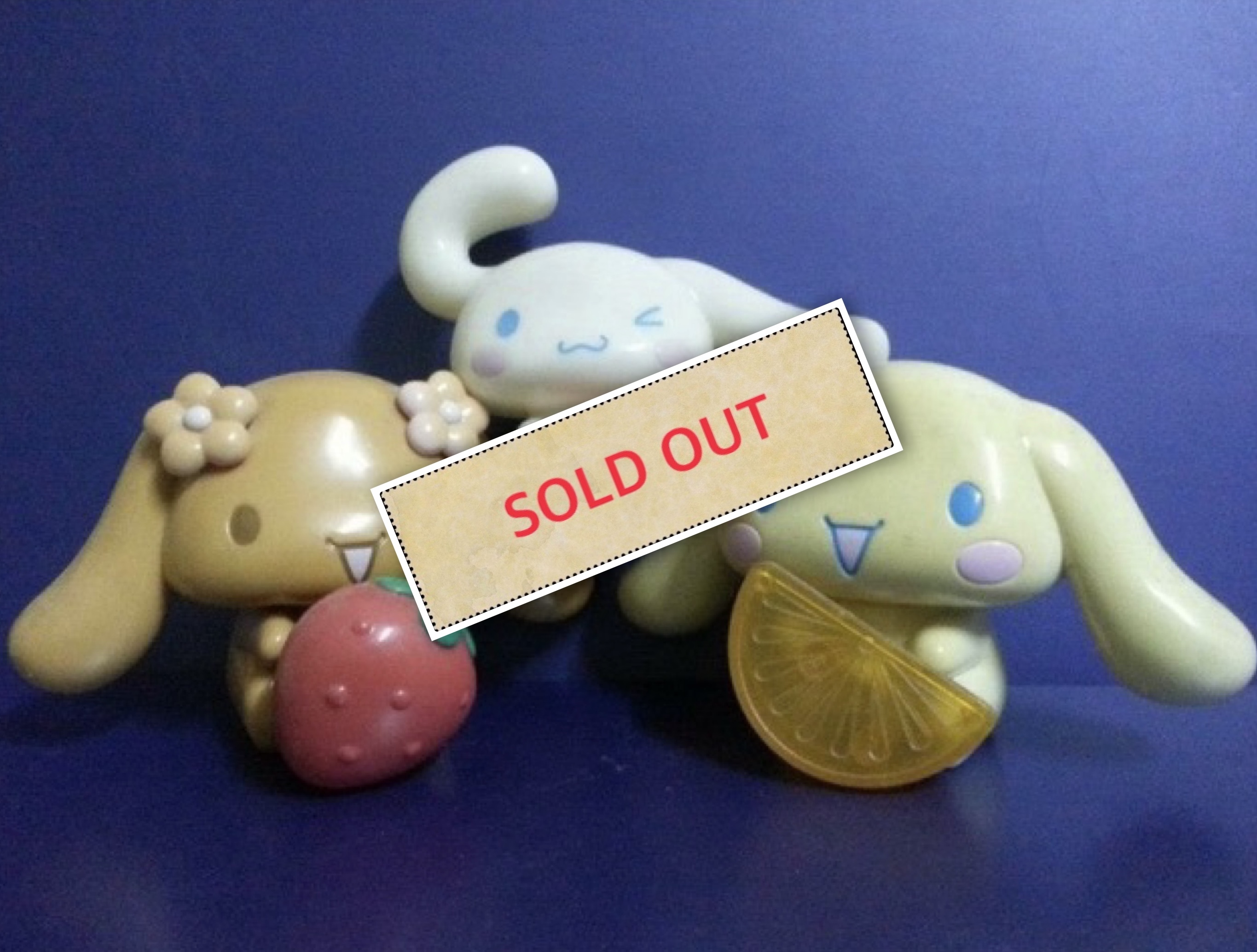 Cinamoroll By Mc Donalds Code (B140) 1 Set มี 3 ตัว ขนาด 7-8 CM. น่ารัก น่าเล่น น่าสะสม