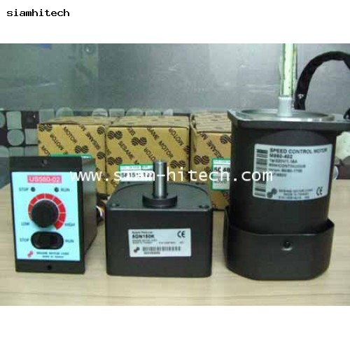 SPEED CONTROL MOTOR รุ่น M560-402 220V 60W/GEAR HEAD 5GN150K/กล่องสปีดคอนโทรล (ของใหม่)