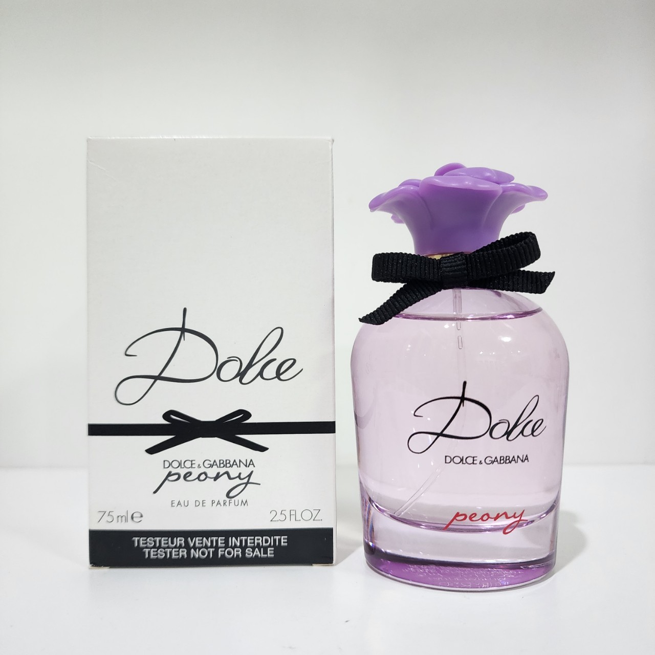 น้ำหอมแท้ D&G Dolce & Gabbana Dolce Peony 75ml กล่องเทสเตอร์