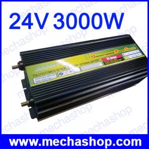 อินเวอร์เตอร์ พร้อมระบบชาร์ทแบตเตอรี่สำรองไฟดับ Power Inverter uninterruptible power source 24V 3000W UPS