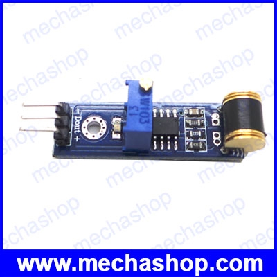 เซนเซอร์วัดแรงสั่นสะเทือน ไวเบรชั่นเซนเซอร์ 801S Vibration sensor analog output sensitivity adjustable