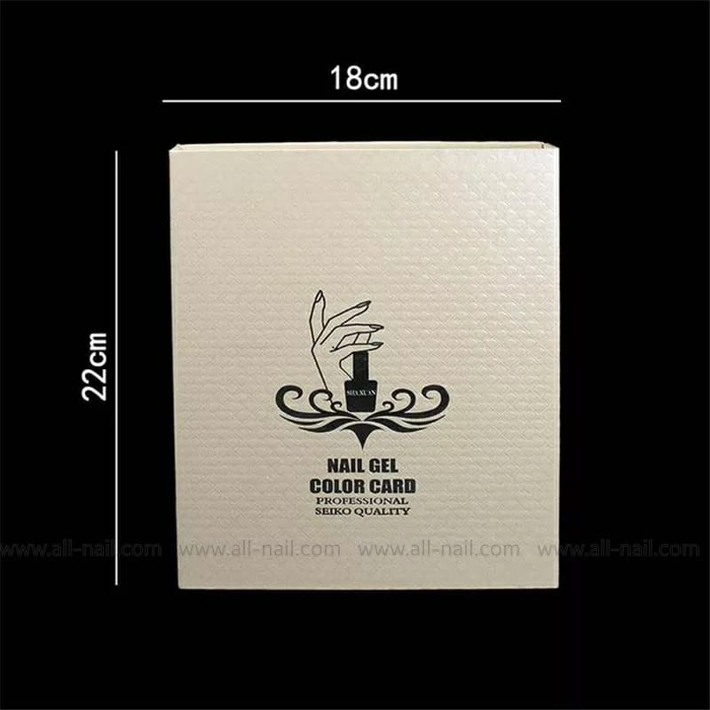 สมุดชาร์ตโชว์เล็บ ฝาล็อคแม่เหล็ก 120ช่อง