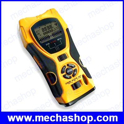 เครื่องมือวัดระยะ 5in1 Distance Meter Stud Metal Wire Detector Laser Tool