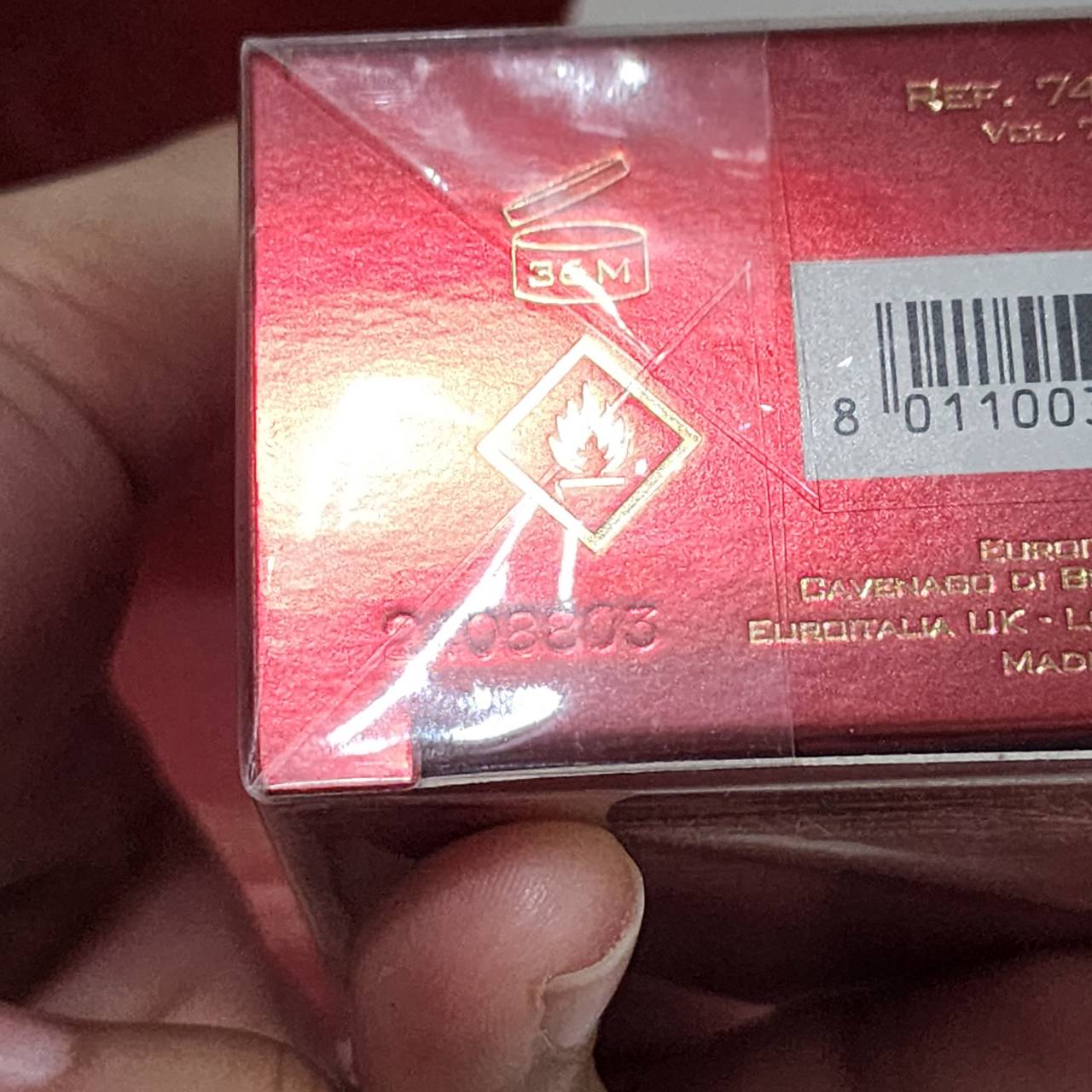 น้ำหอมแท้ Versace Eros Flame EDP 100ml กล่องซีล