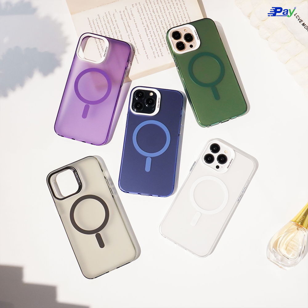 เคสโทรศัพท์ iPhone Stuff แบบด้าน หลังขุ่น เคสชาร์จไร้สาย สำหรับ 14ProMax/14/13ProMax/13/12ProMax/11ProMax/11