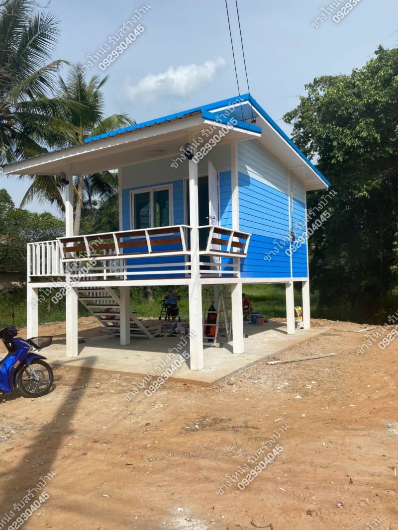 บ้านนอดดาวน์ขนาด 3x6 ยกสูง1.5เมตร 1ห้องนอน1ห้องน้ำ