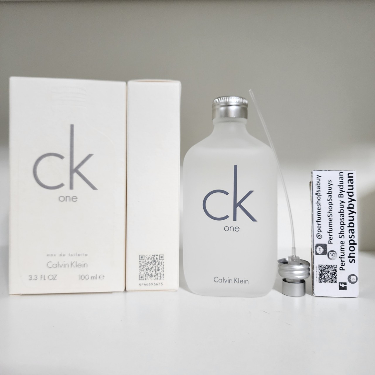 น้ำหอมแท้ Calvin Klein Ck One EDT 100ML. กล่องจริง