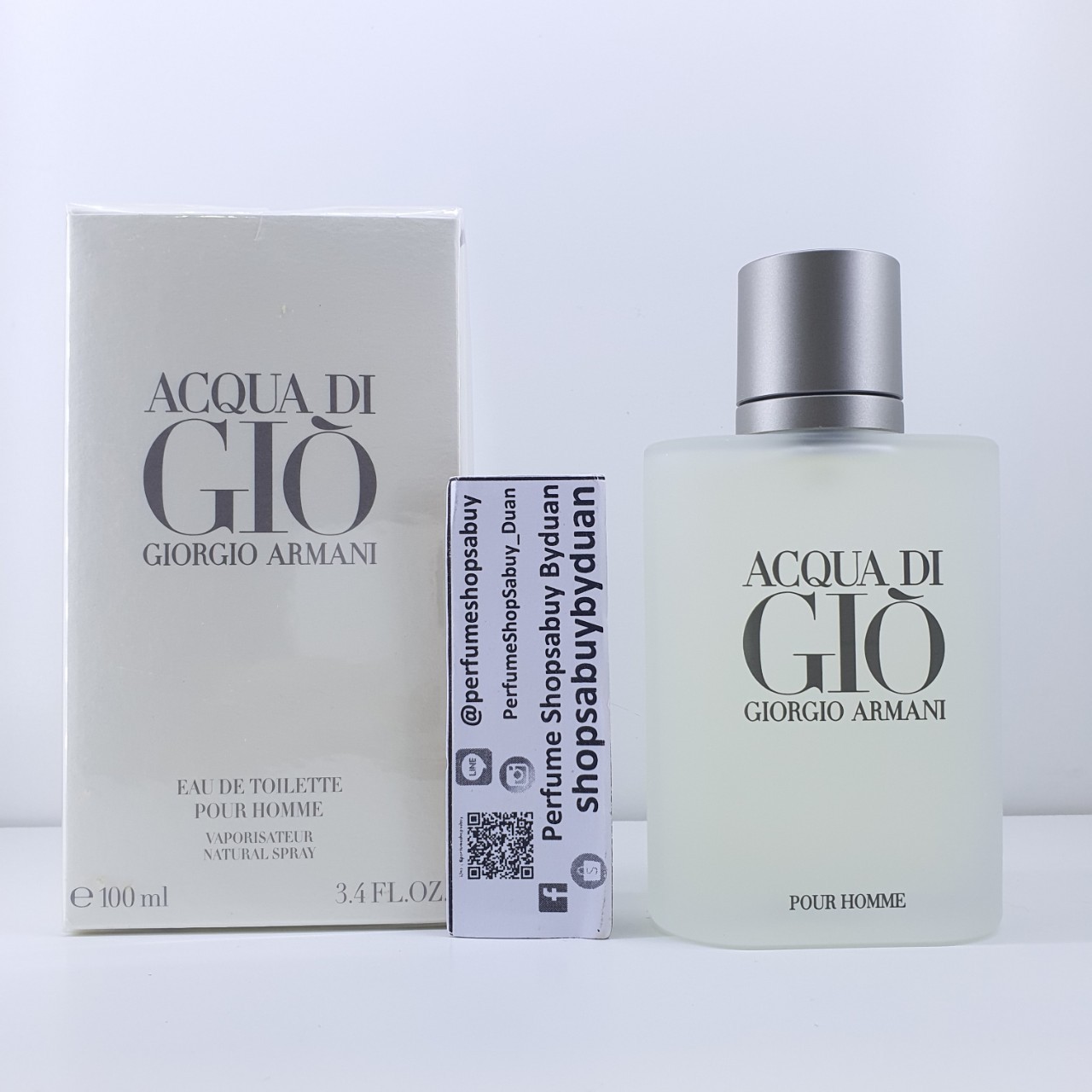 น้ำหอมแท้ Giorgio Armani Acqua Di Gio Homme for Men EDT 100ML กล่องซีล