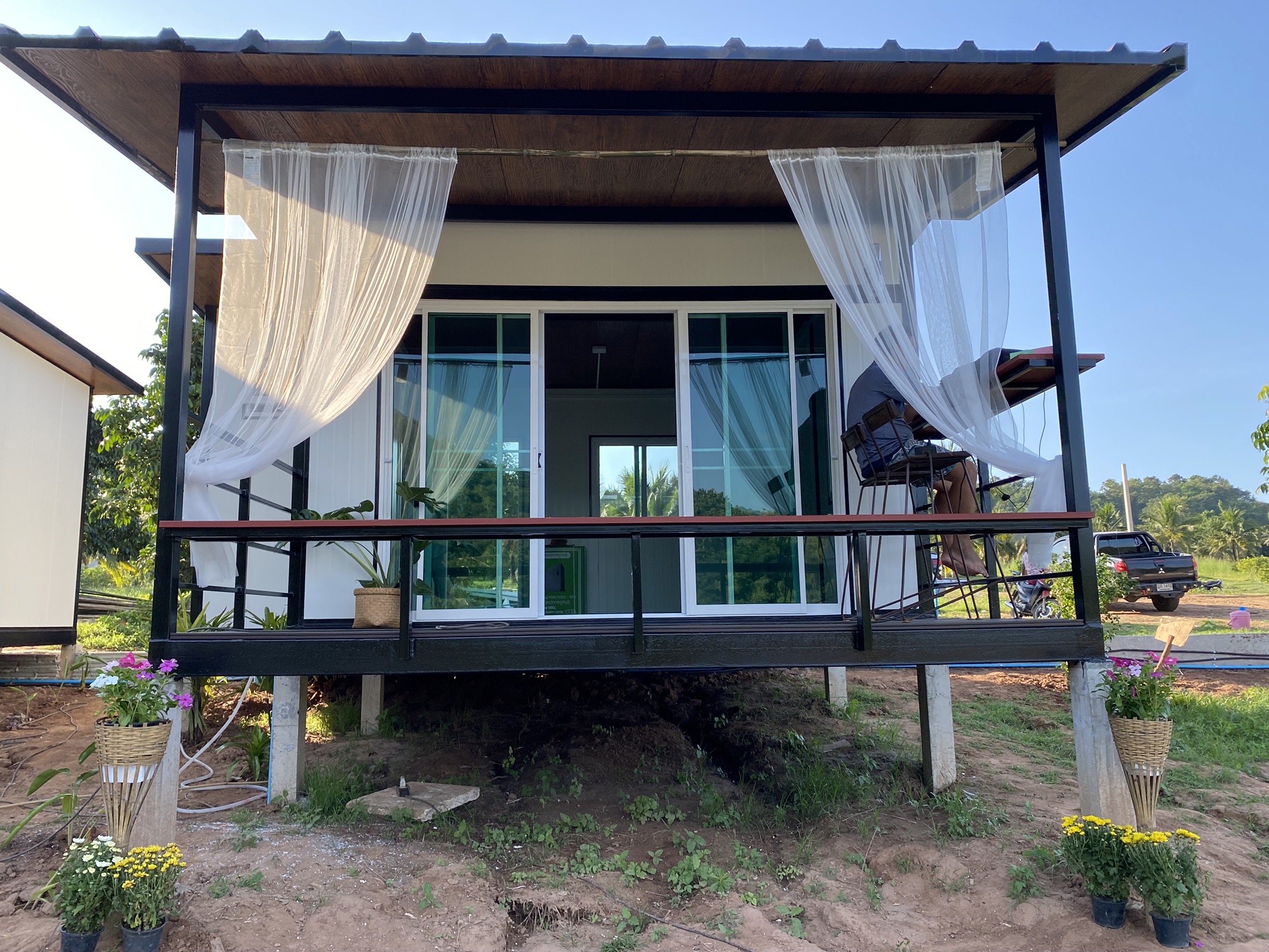 บ้านพักสไตล์รีสอร์ทขนาด4x5 เมตร