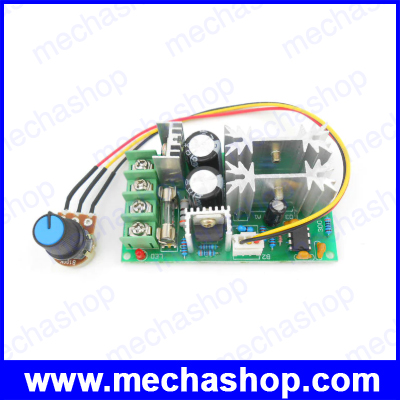ควบคุมความเร็วดีซีมอเตอร์ DC motor speed regulator 12V 24V 36V 48V High power drive module PWM Motor speed controller 20A