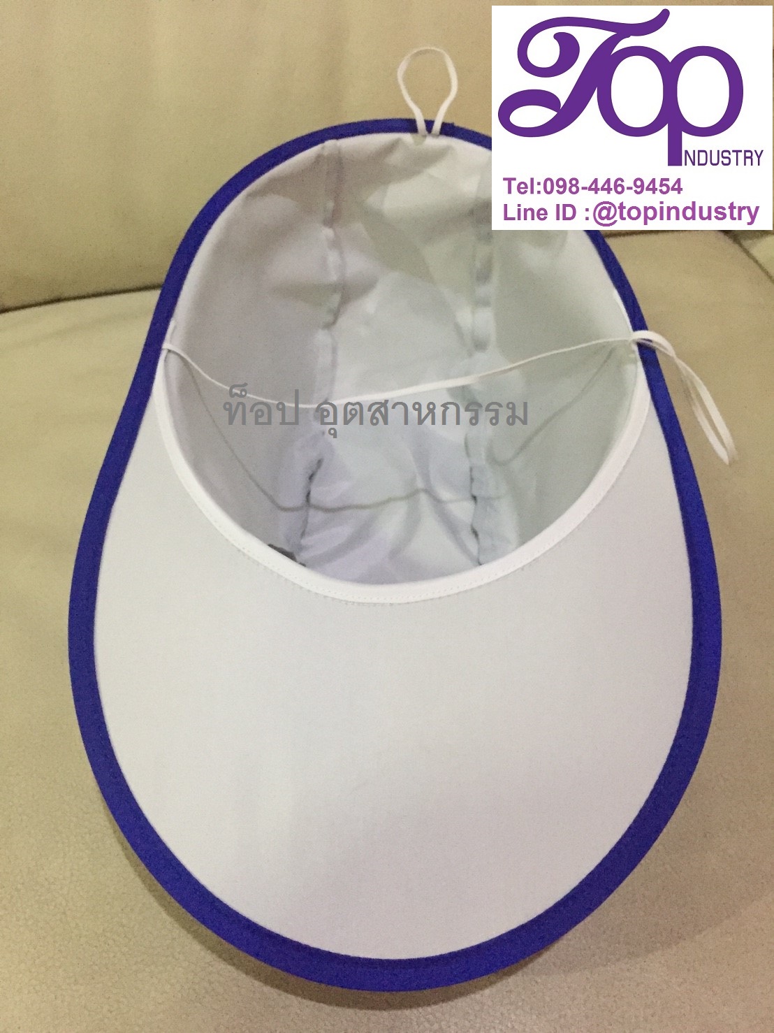 หมวกสปริง หมวกพับได้ หมวกสปริงพร้อมสกรีนโลโก้