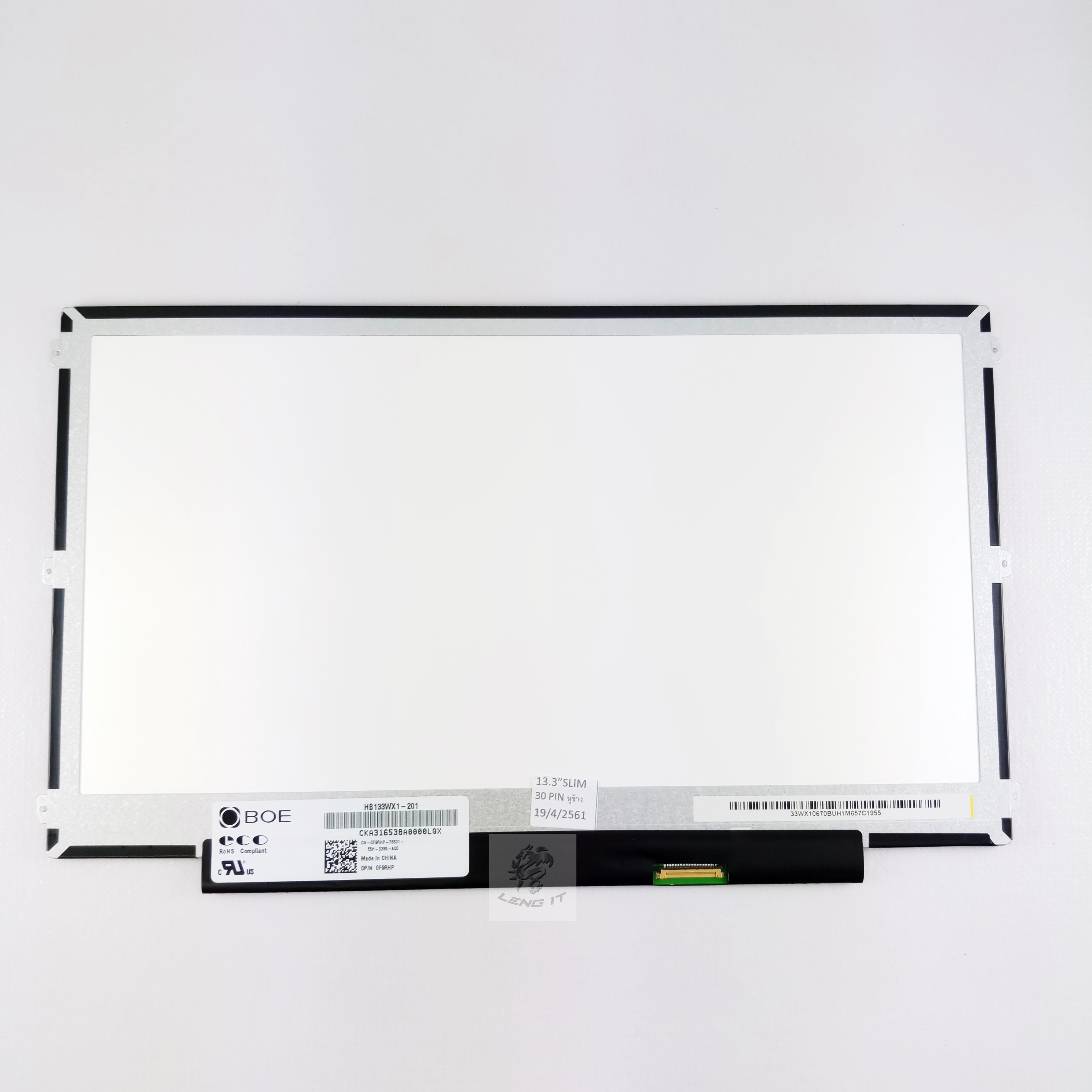 LED Panel จอโน๊ตบุ๊ค ขนาด 13.3 นิ้ว SLIM 30 PIN หูข้าง