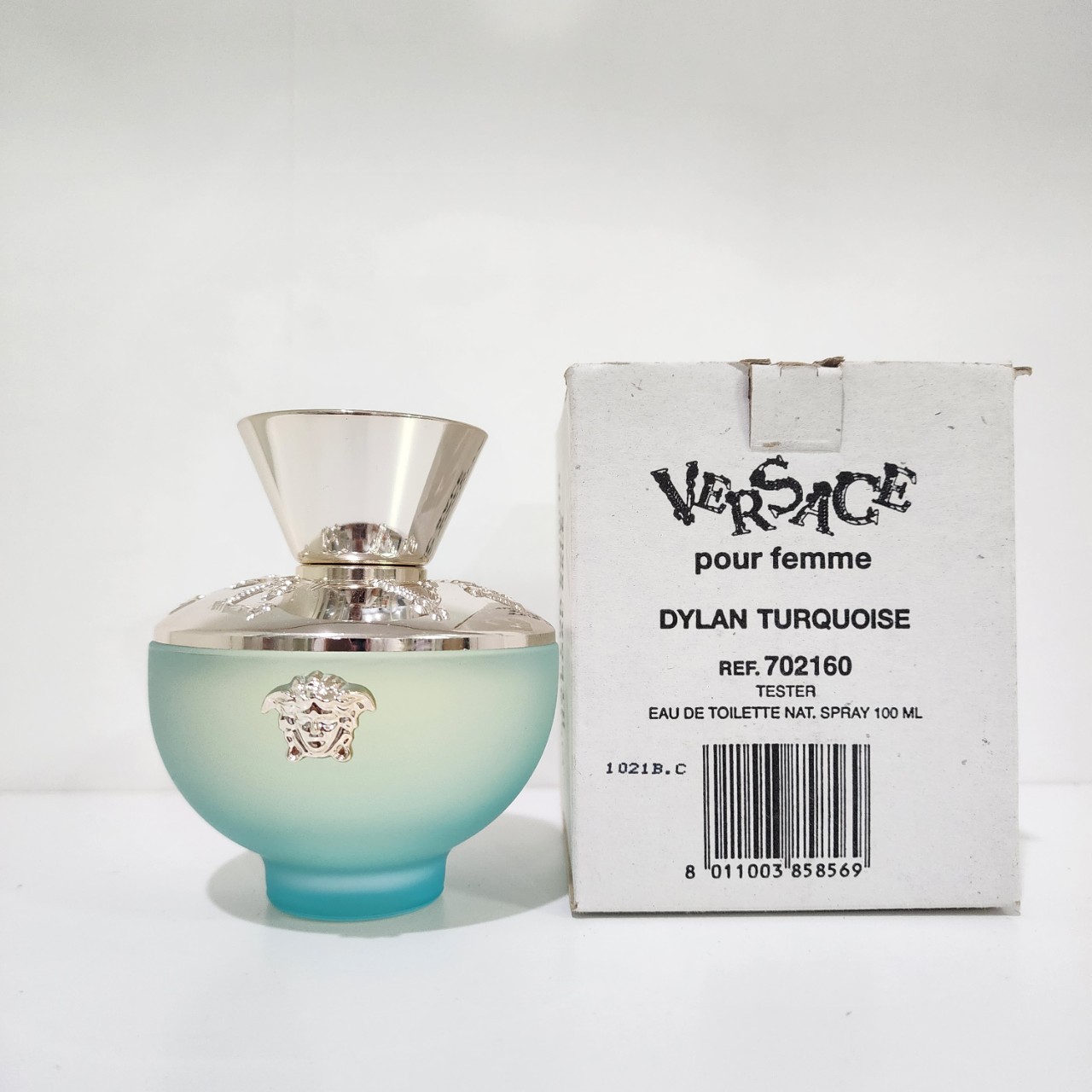 น้ำหอมแท้ Versace Dylan Turquoise Eau De Toilette 100ml กล่องเทสเตอร์