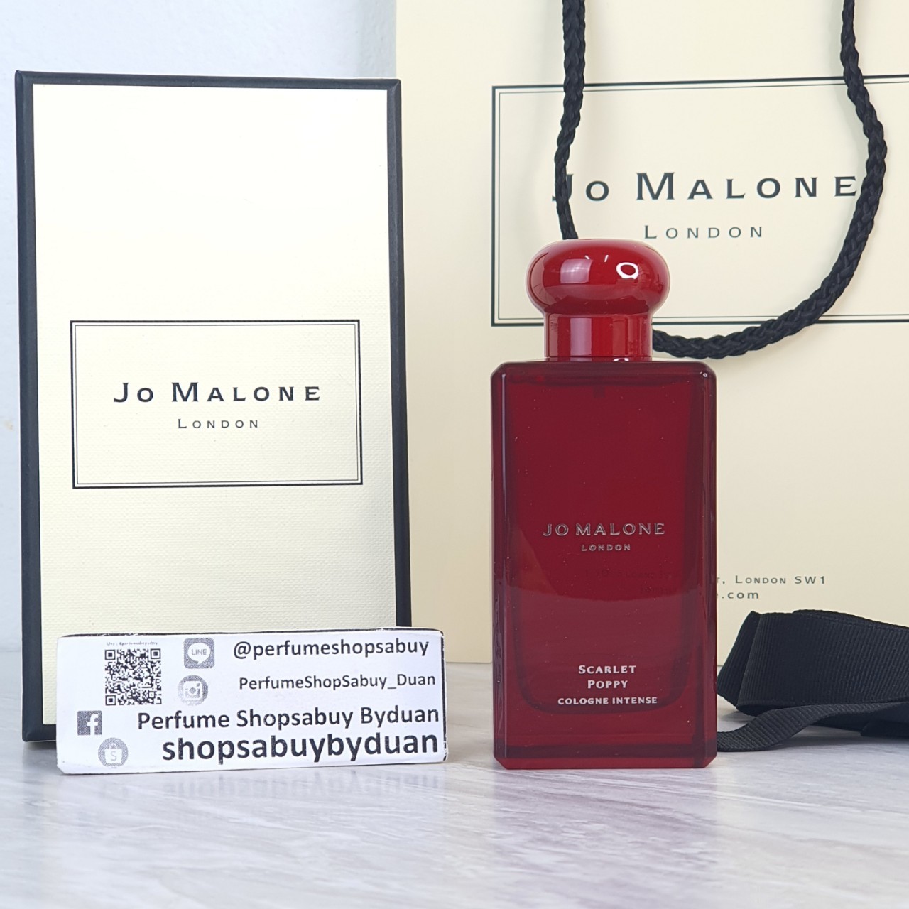 น้ำหอมแท้แบ่งขาย Jo Malone Scarlet Poppy Cologne Intense 💕Travel Size #แบบทดลอง