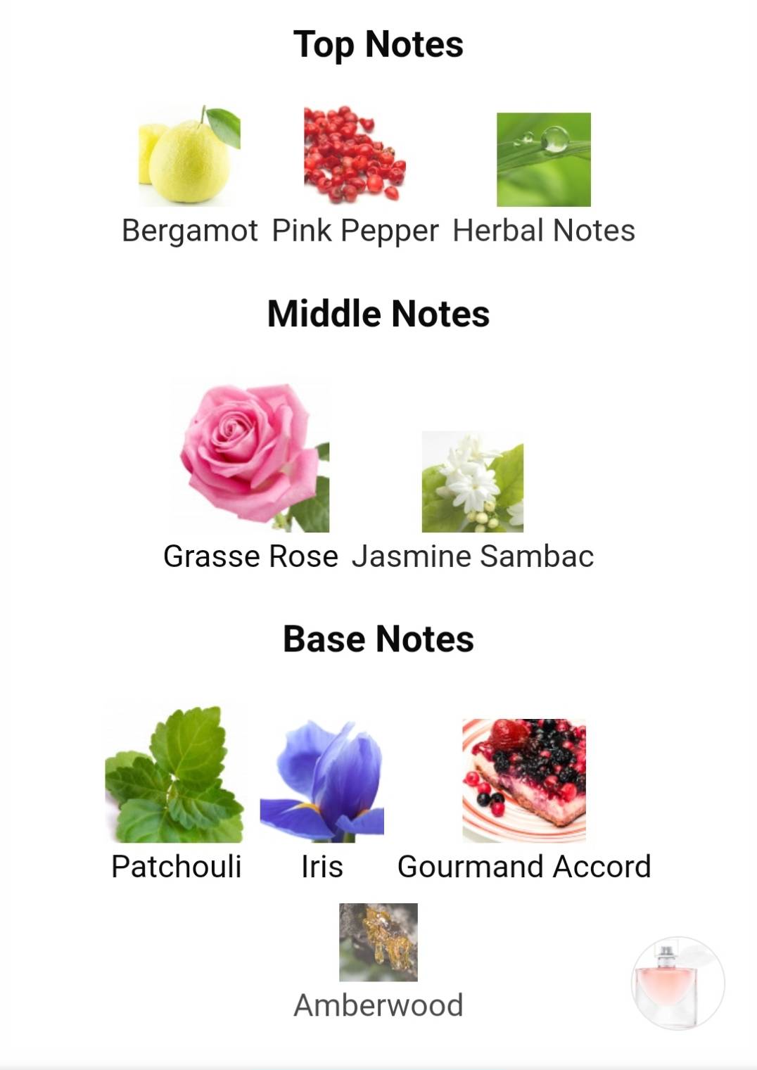 น้ำหอมแท้ Lancome La Vie Est Belle Domaine de la Rose Exitrait de Perfum 30ml กล่องจริง