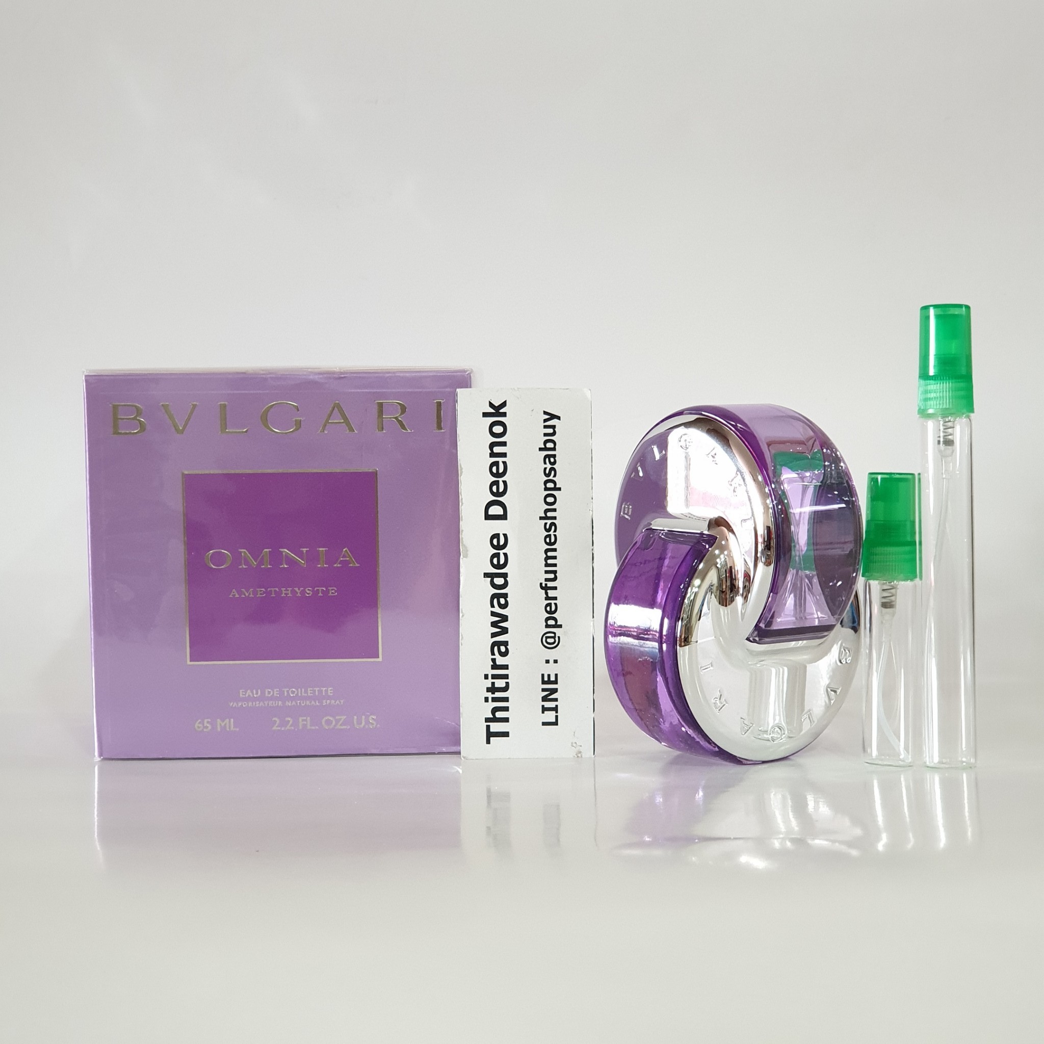 น้ำหอมแท้แบ่งขาย BVLGARI Omnia Amethyste Eau De Toilette 💦แบ่ง 💕Travel Size แบบทดลอง