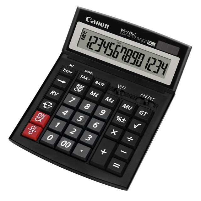 CANON WS-1410T เครื่องคิดเลขบัญชี 14 หลัก แคนนอน (เครื่อง)