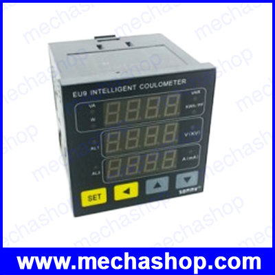 เพาเวอร์มิเตอร์ มิเตอร์วัดกำลังไฟฟ้า AC 220V Single Phase Power Meter EU9-RC18B (D) Current Voltage VA kWh PF เชื่อมต่อผ่าน RS485 ได้