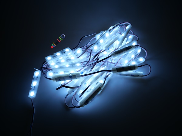 LED Module 1.5W 12V PVC เลนส์กระจายแสง สีขาว