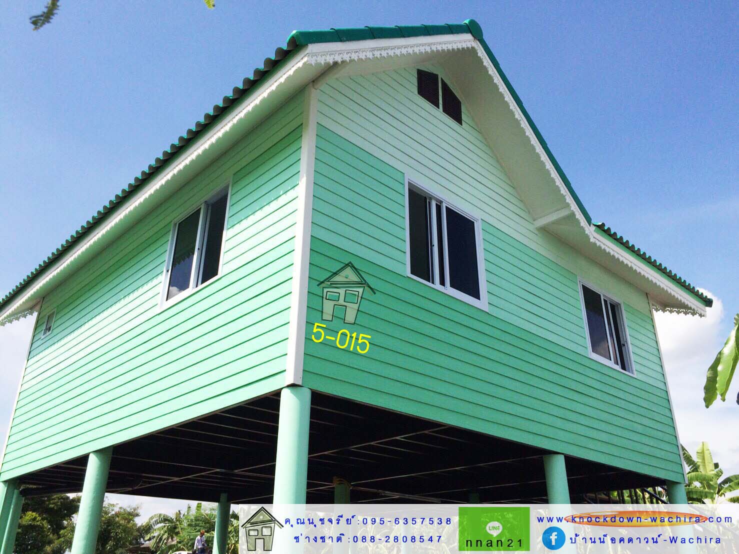 บ้านน็อคดาวน์ราคาถูก,บ้านสําเร็จรูป,บ้านไม้,บ้านน๊อกดาวน์,แบบบ้านน๊อกดาวน์,บ้านราคาถูก,knockdown-wachira